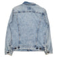 Mens Blue Levis Type 3 Trucker Hoodie Coat
