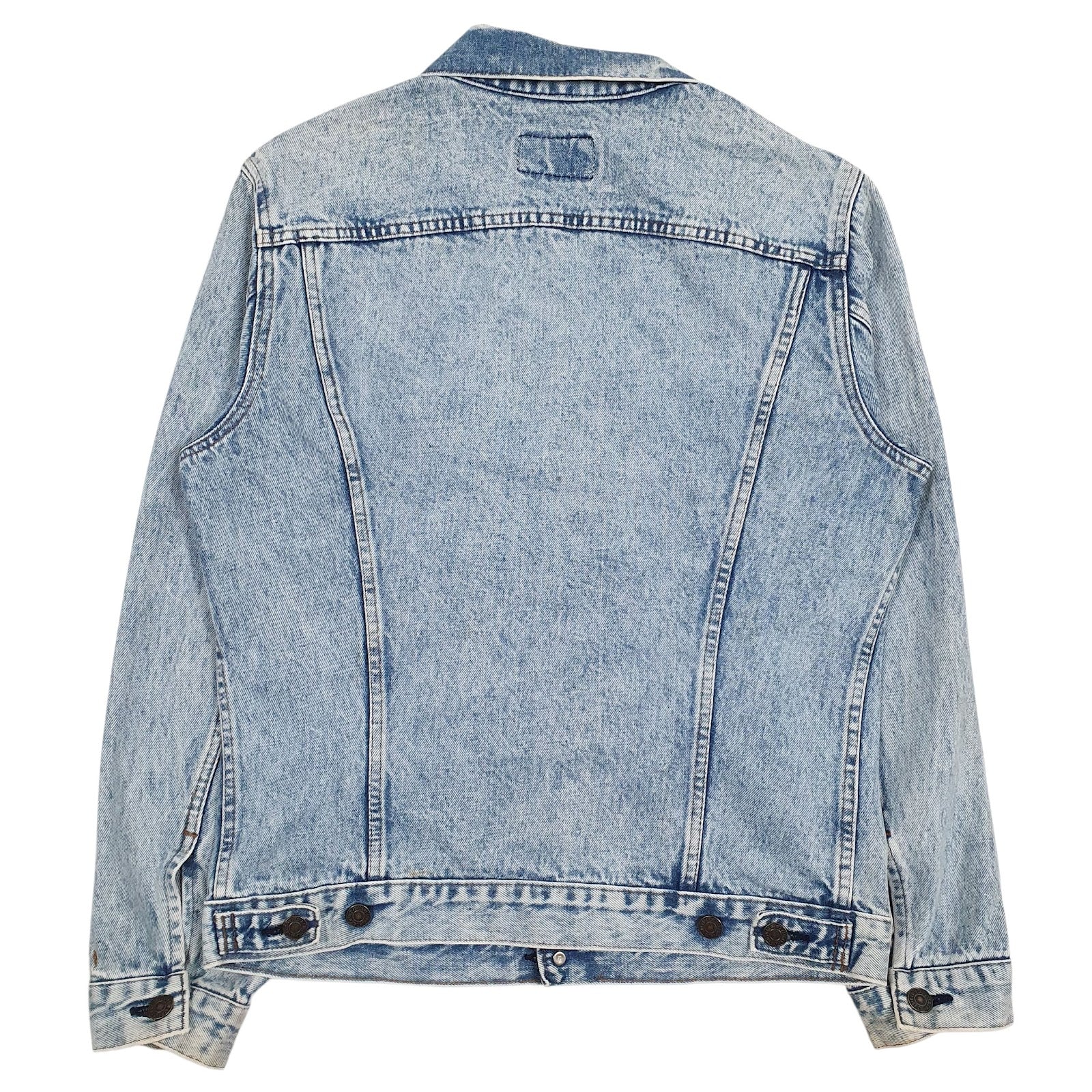 Mens Blue Levis Type 3 Trucker Hoodie Coat
