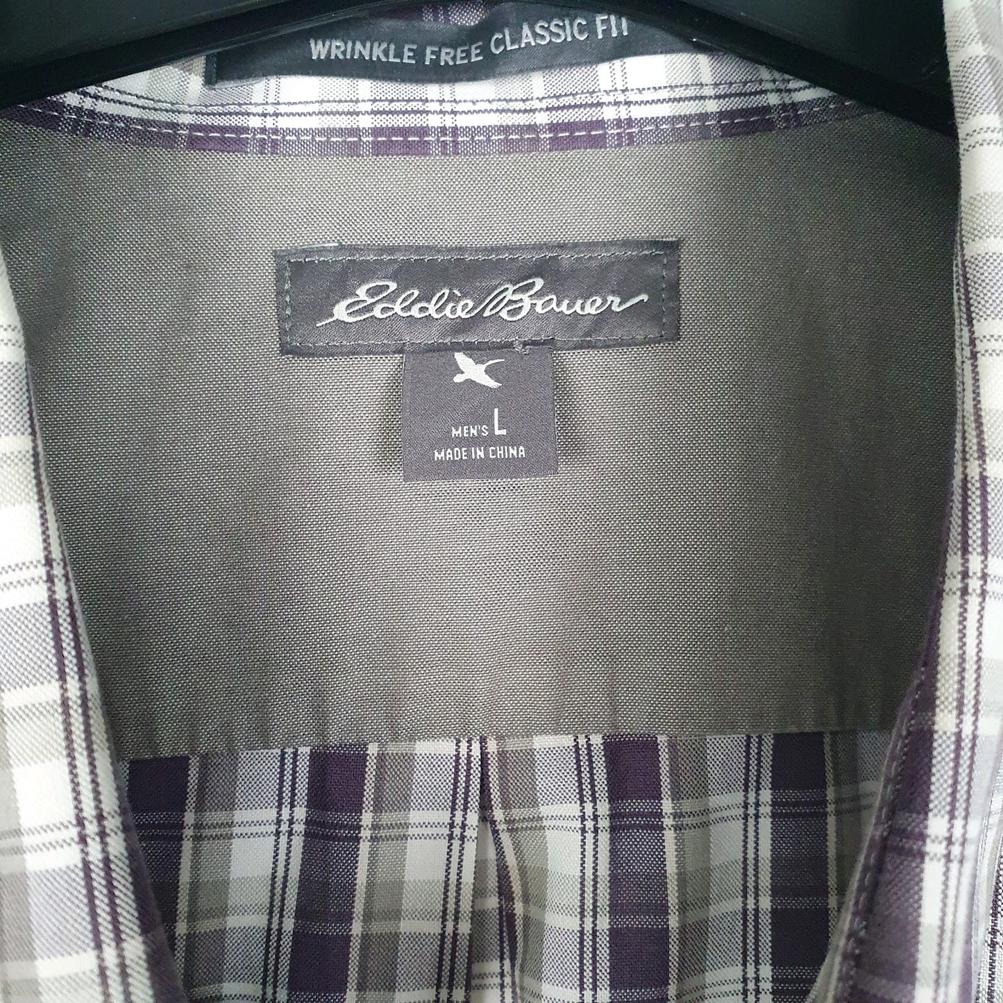 Mens Purple Eddie Bauer   Shirt