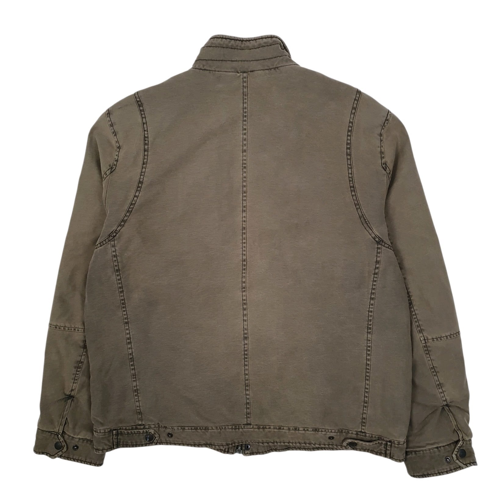Mens Grey Levis Bomber Windbreaker  Coat