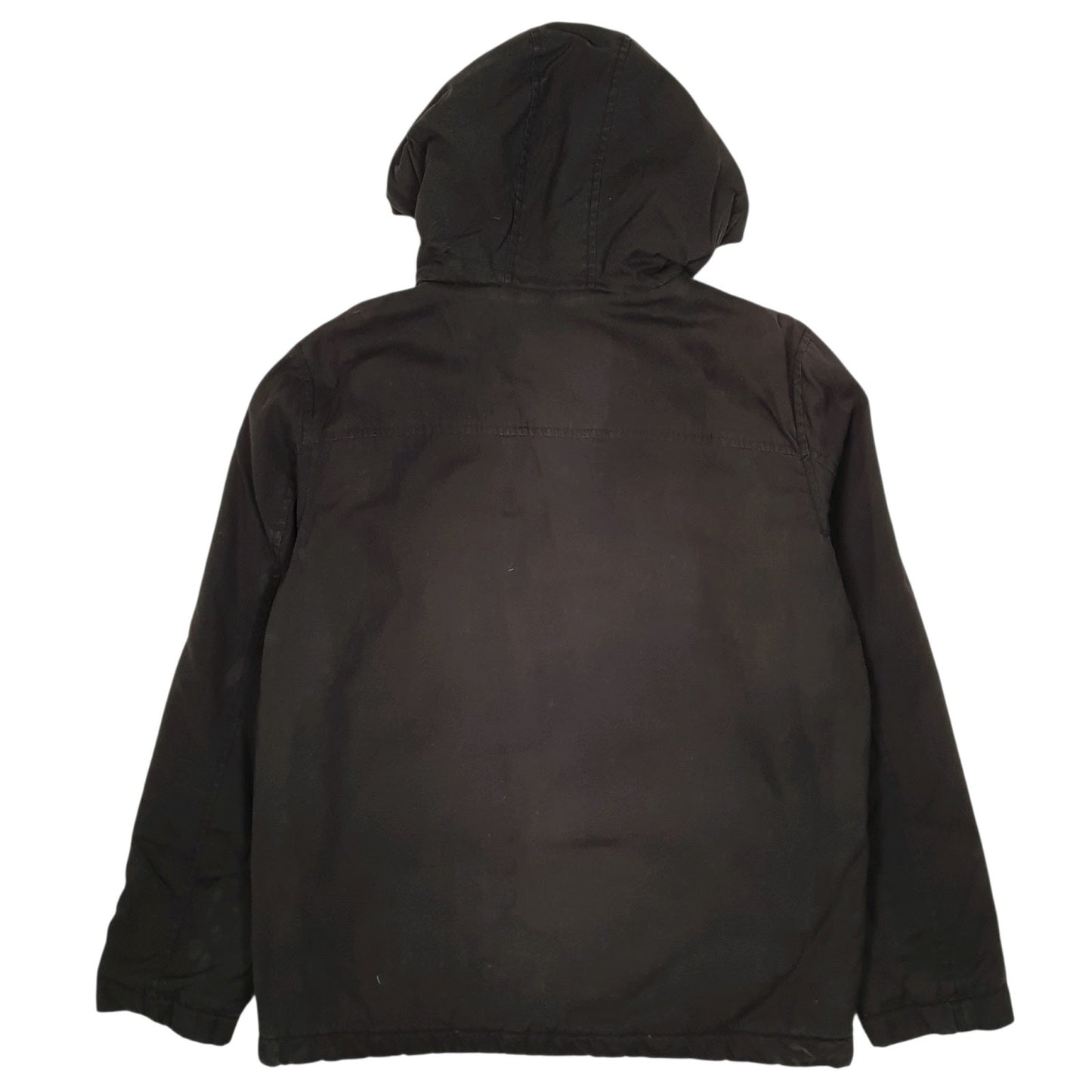 Womens Grey Lee Sherpa Lined Hoodie  Coat