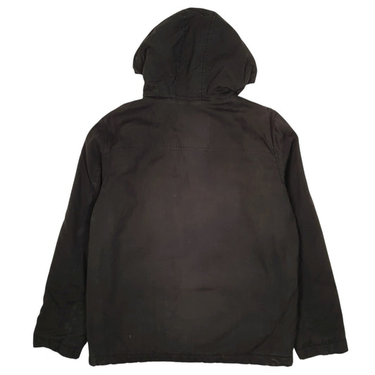 Womens Grey Lee Sherpa Lined Hoodie  Coat