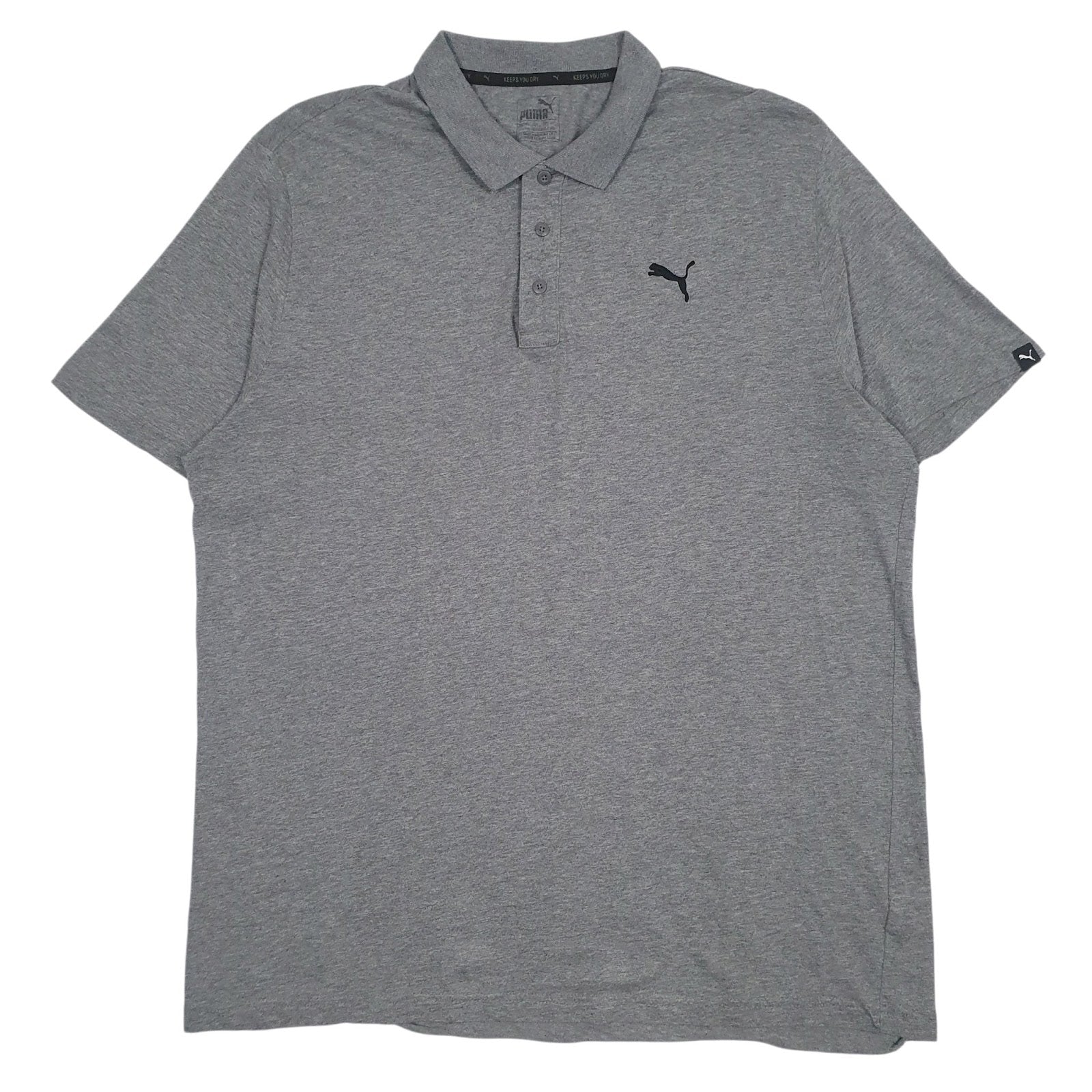 Mens Grey Puma  Short Sleeve T Shirt