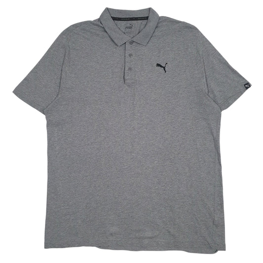 Mens Grey Puma  Short Sleeve T Shirt