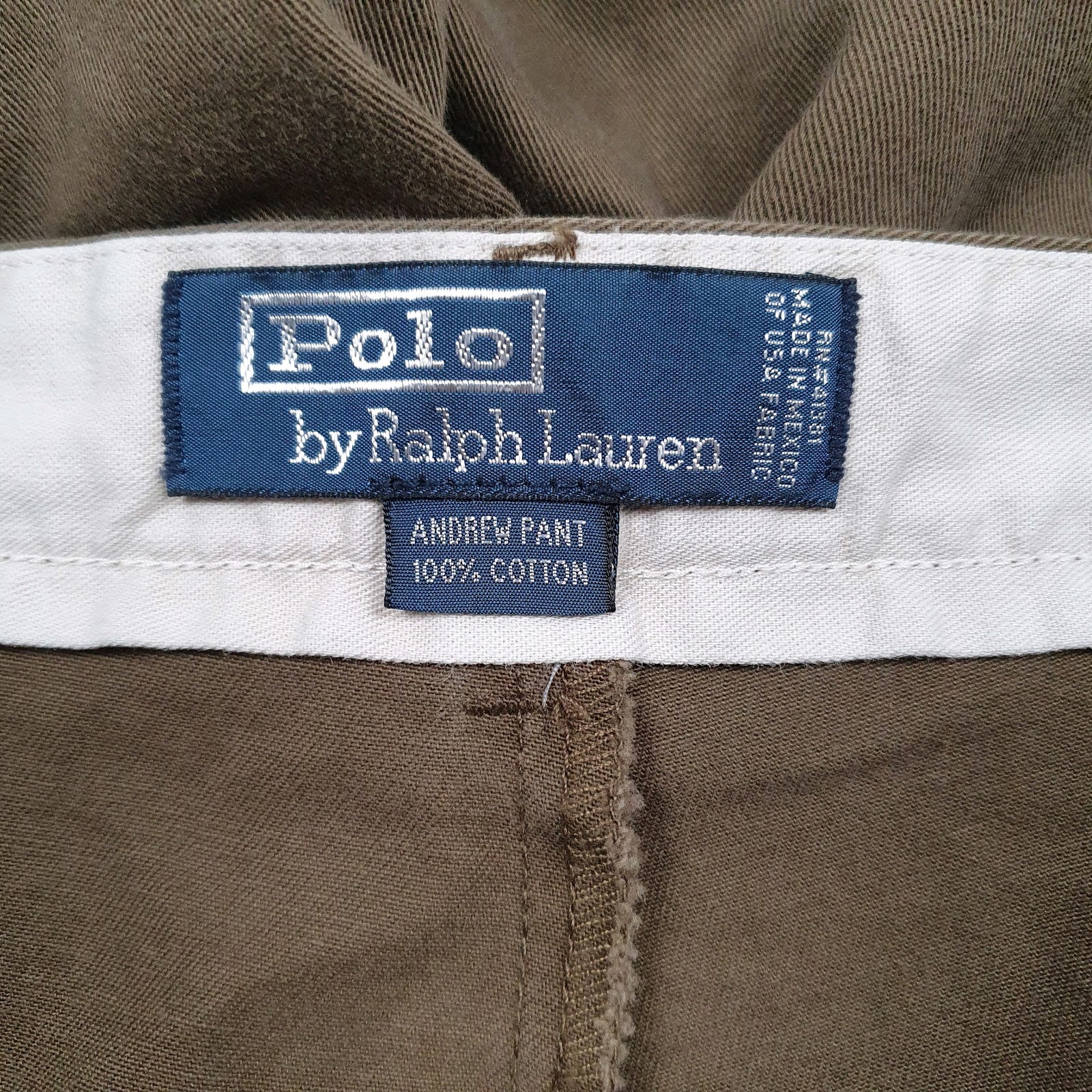 Mens Brown Polo Ralph Lauren Andrew Pant Pleated  Trousers