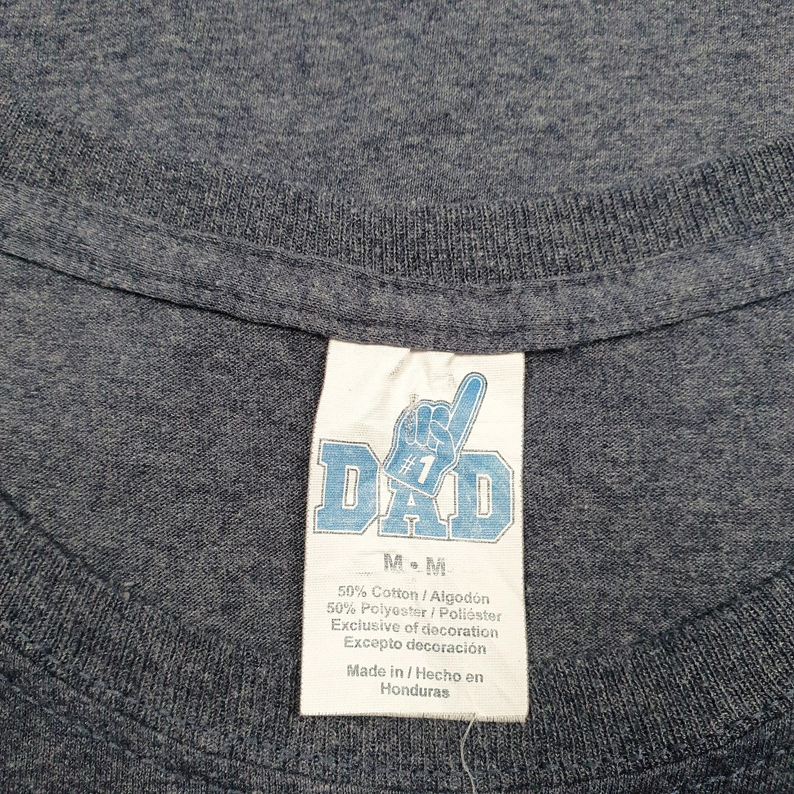 Mens Grey Dad   T Shirt
