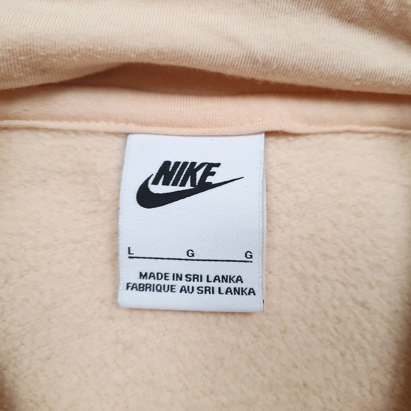 Mens Peach Nike  Hoodie Jumper