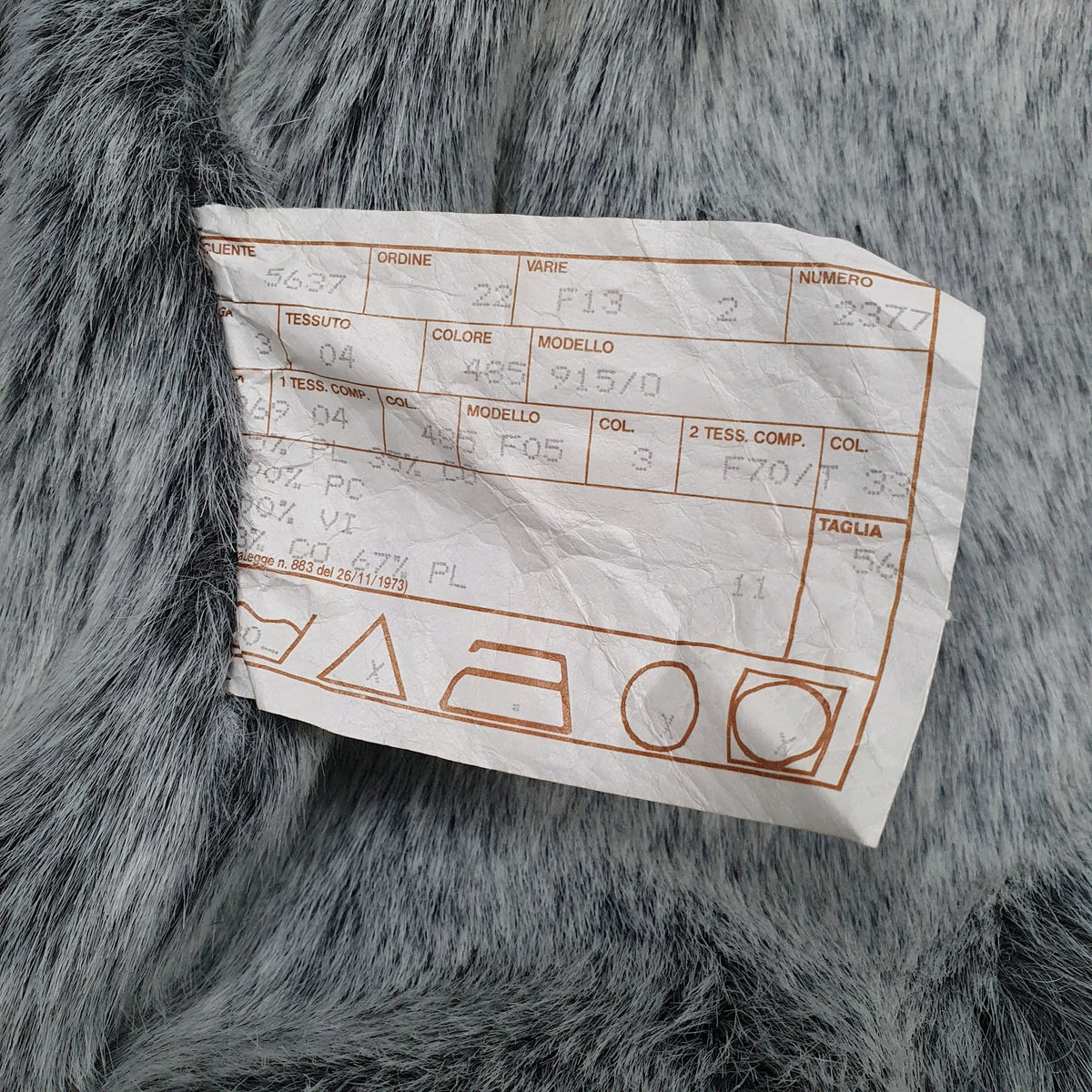 Mens Grey Aquatempora Faux Fur Longline  Coat