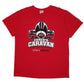 Mens Red Port & Company Coaches Caravan Short Sleeve T Shirt