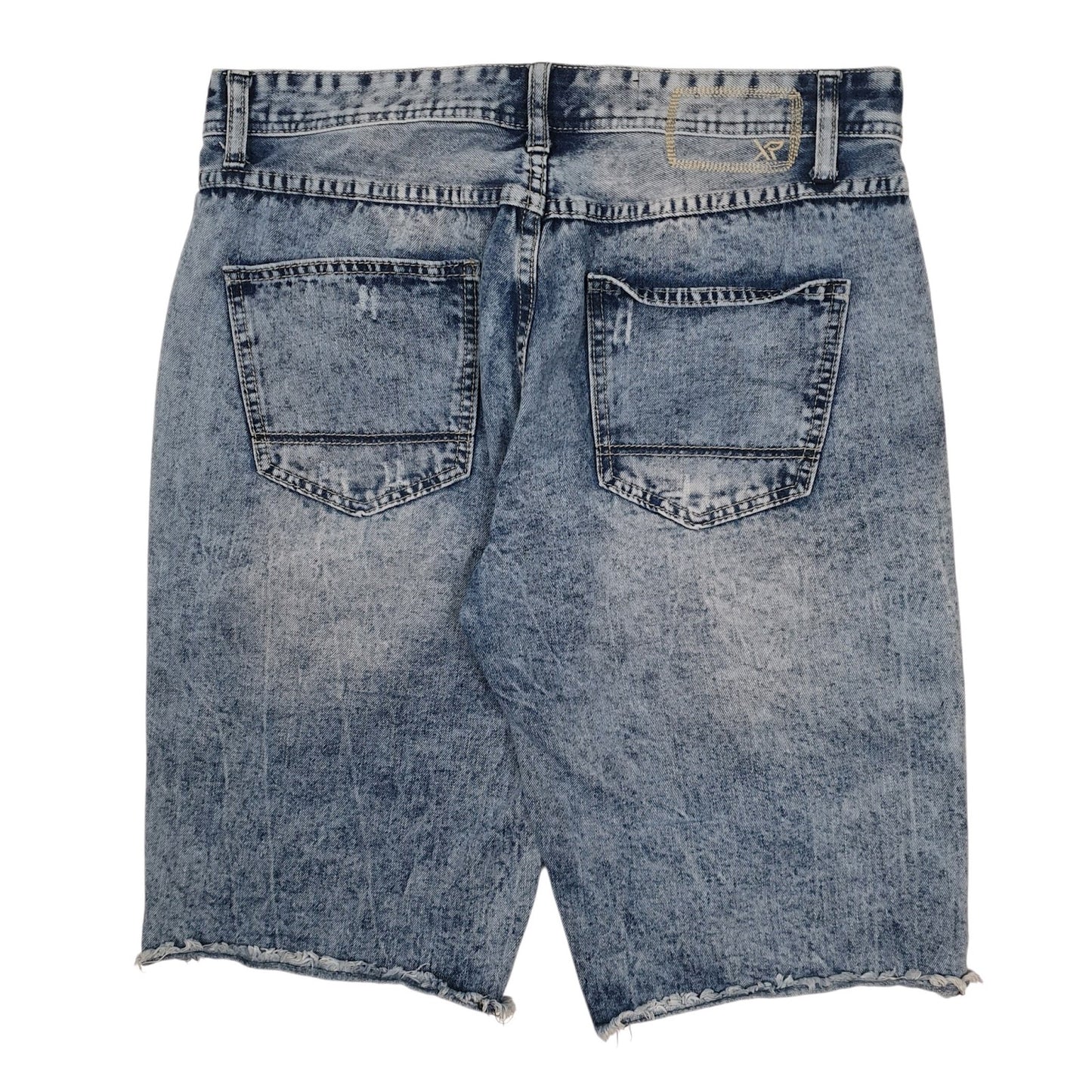 Mens Blue Xray Jeans Distressed  Shorts