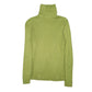 Womens Green Moda  Turtle Neck Jumper