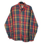 Mens Red L.L.Bean Flannel Long Sleeve Shirt