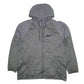 Mens Grey Nike Hoodie Full Zip Jumper
