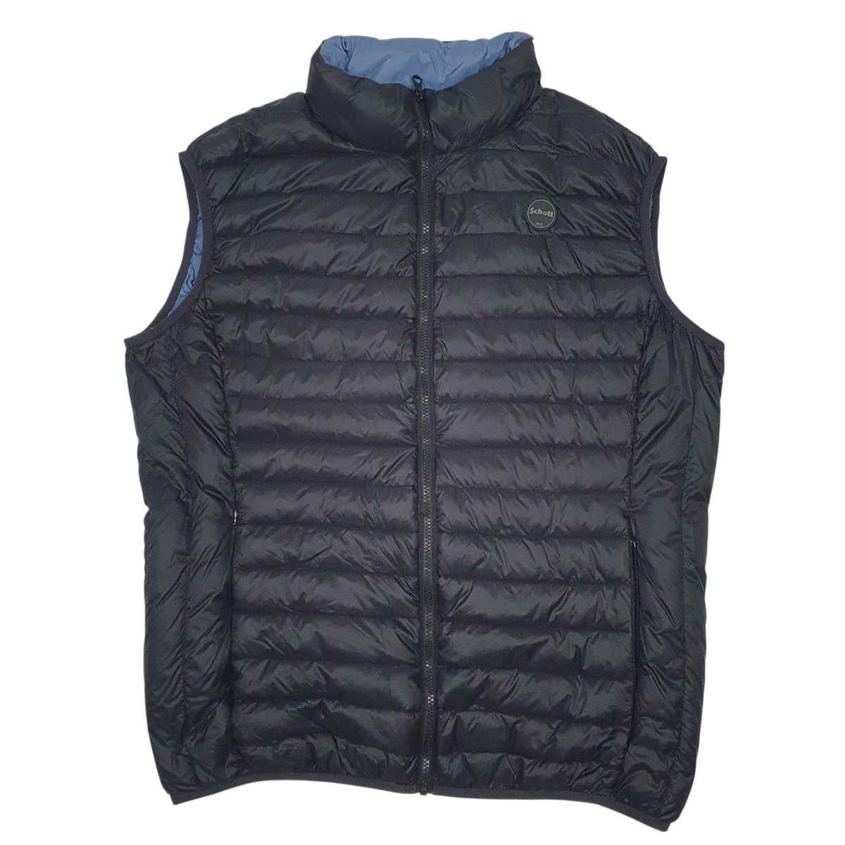 Womens Black Schott Gilet  Coat