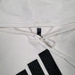 Mens White Adidas  Hoodie Jumper