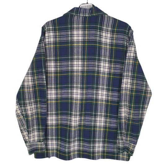 Mens Blue Unbranded Vintage Flannel  Shirt