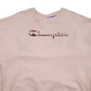 Womens Pink Champion Spellout Crewneck Jumper