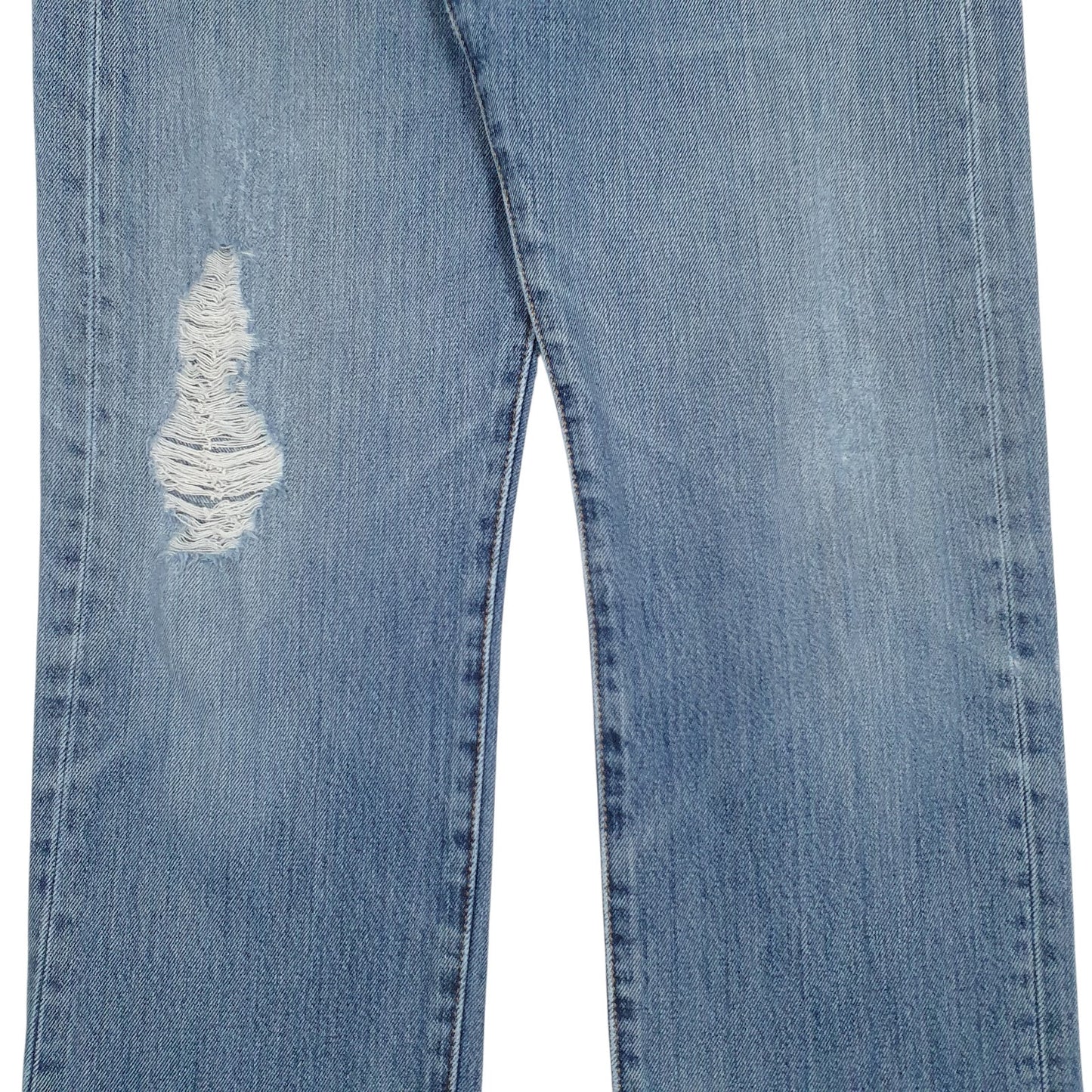 Mens Blue Levis Distressed  Jeans