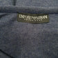Mens Blue Armani Henley  T Shirt