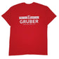 Mens Red Gildan Wisconsin  T Shirt