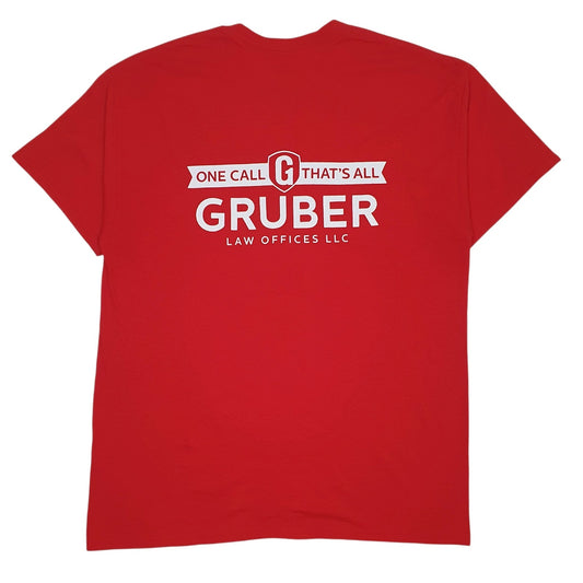 Mens Red Gildan Wisconsin  T Shirt