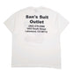 Mens White Gildan Long Beadh Poly Jack Rabbits  T Shirt