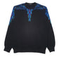 Mens Black Marcelo Burlon Wings Crewneck Jumper