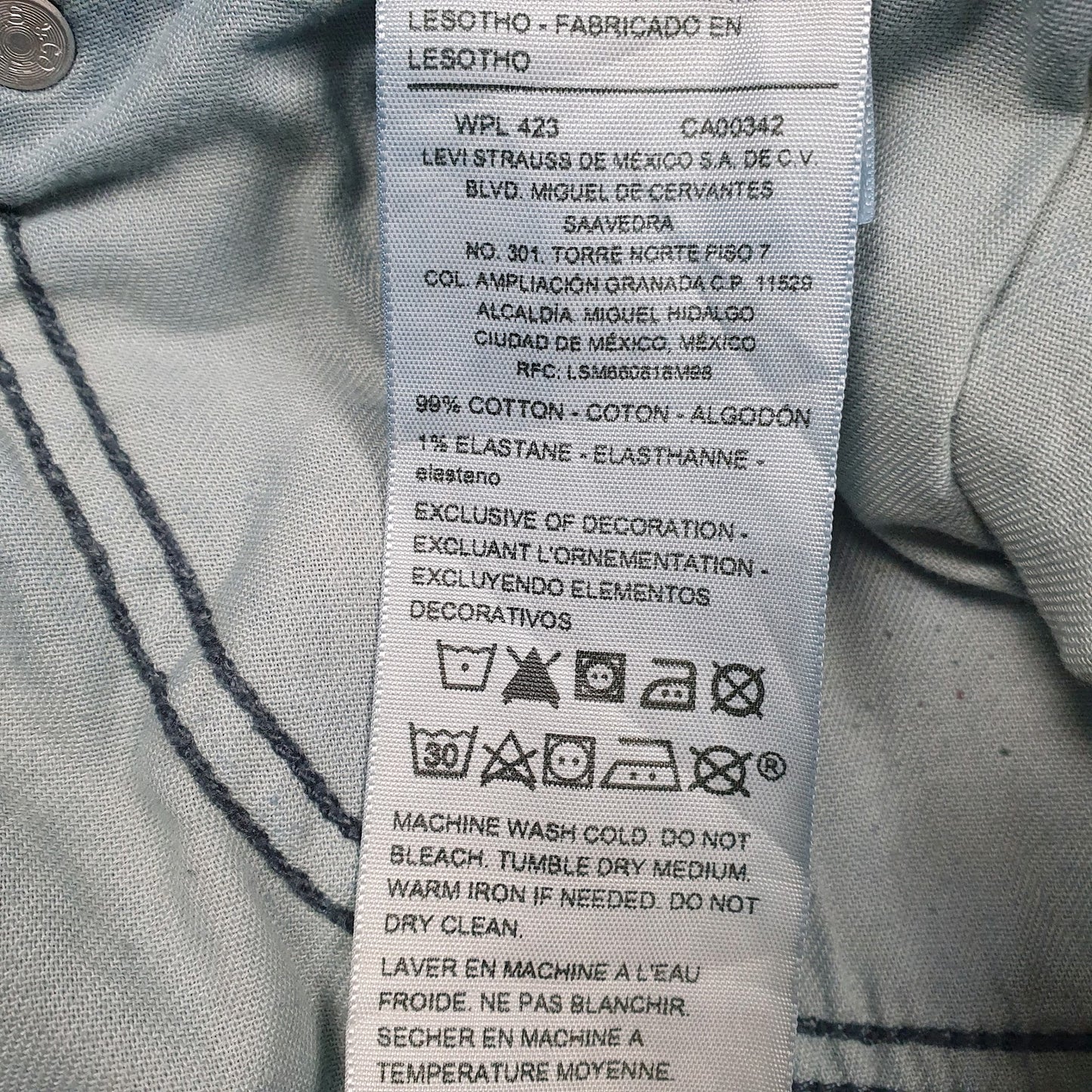 Mens Blue Levis   Jeans