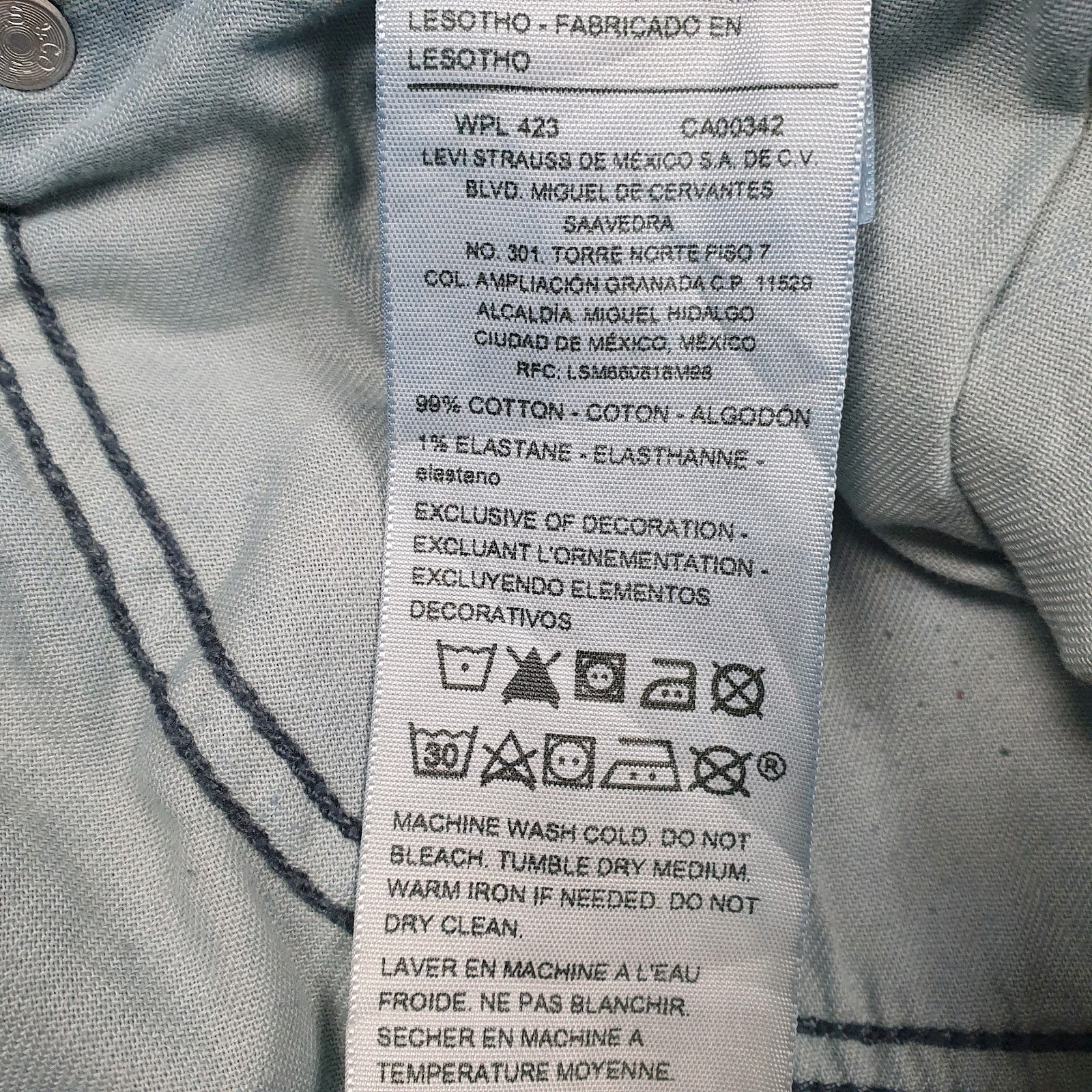 Mens Blue Levis   Jeans