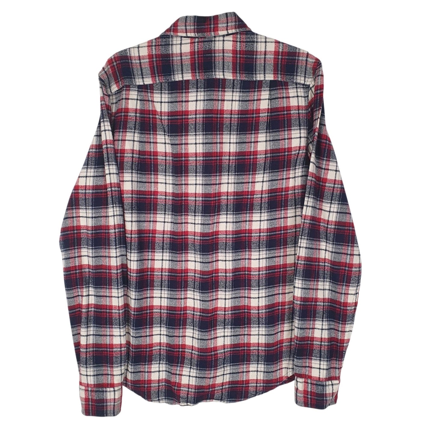 Mens White Stile Benetton Flannel  Shirt