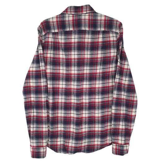 Mens White Stile Benetton Flannel  Shirt