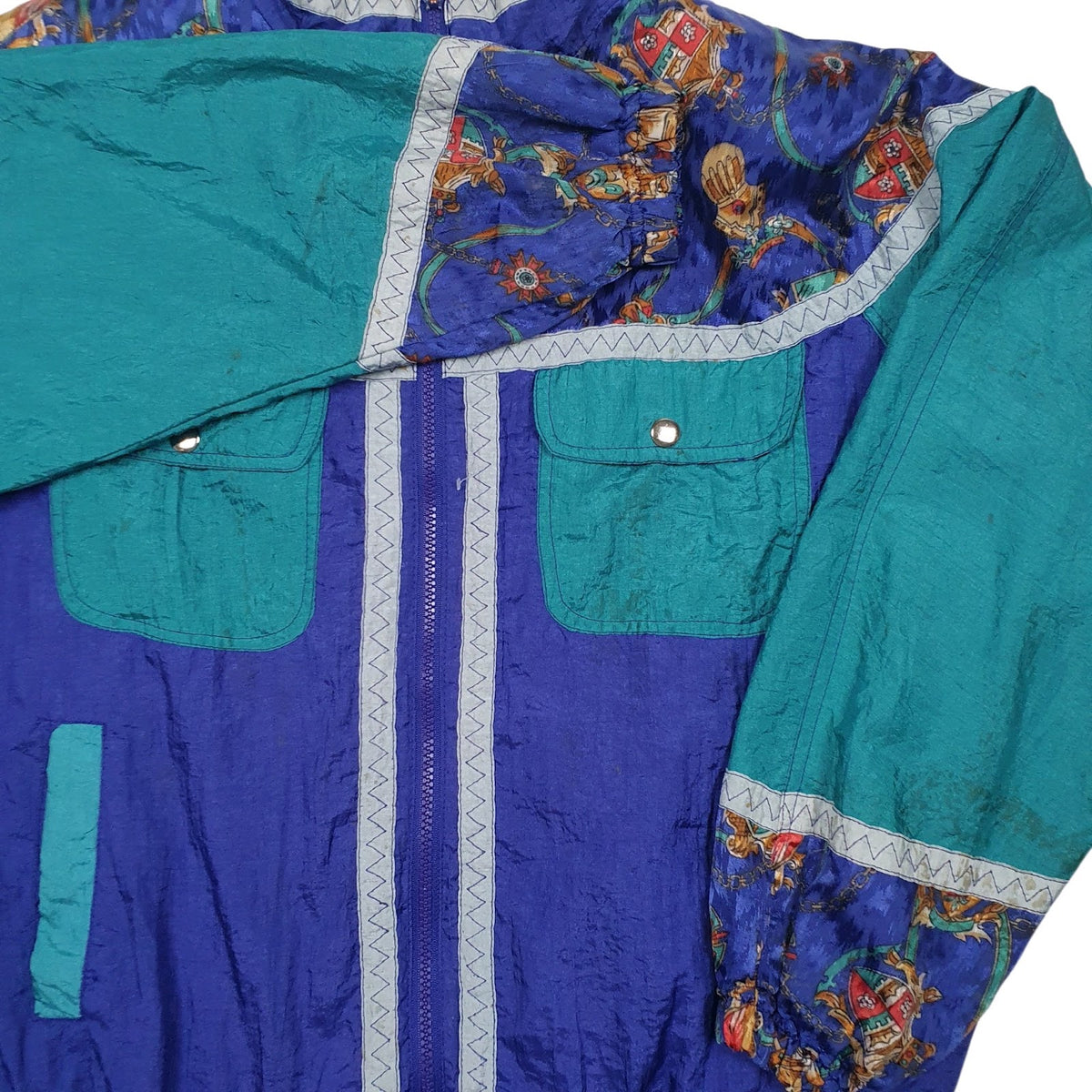 Mens Purple Active Frontier Vintage 90s  Coat
