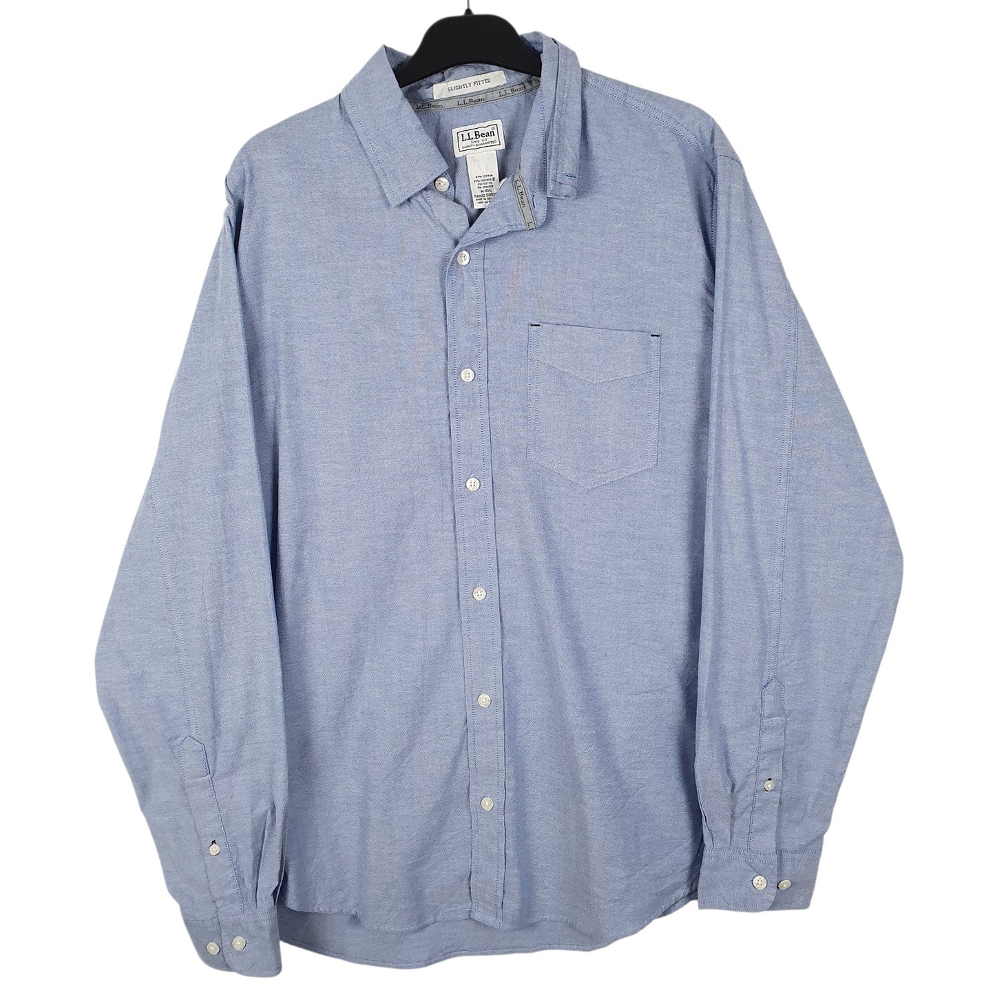 Mens Blue L.L.Bean  Long Sleeve Shirt