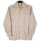 Mens Beige Mr. Kic Flannel Long Sleeve Shirt