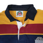 Mens Navy Barbarian Brebeuf Quarter Zip Polo Shirt
