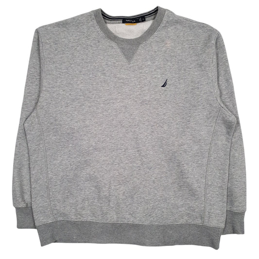 Mens Grey Nautica  Crewneck Jumper