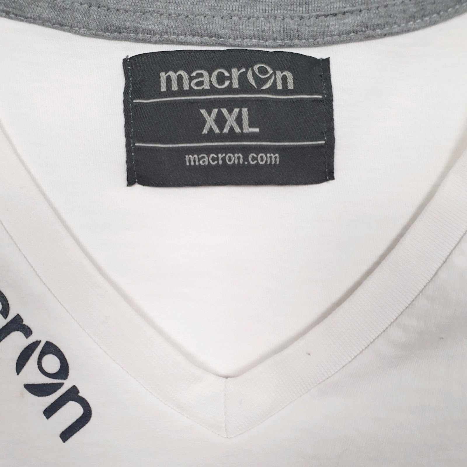 Mens White Macron George Best  T Shirt