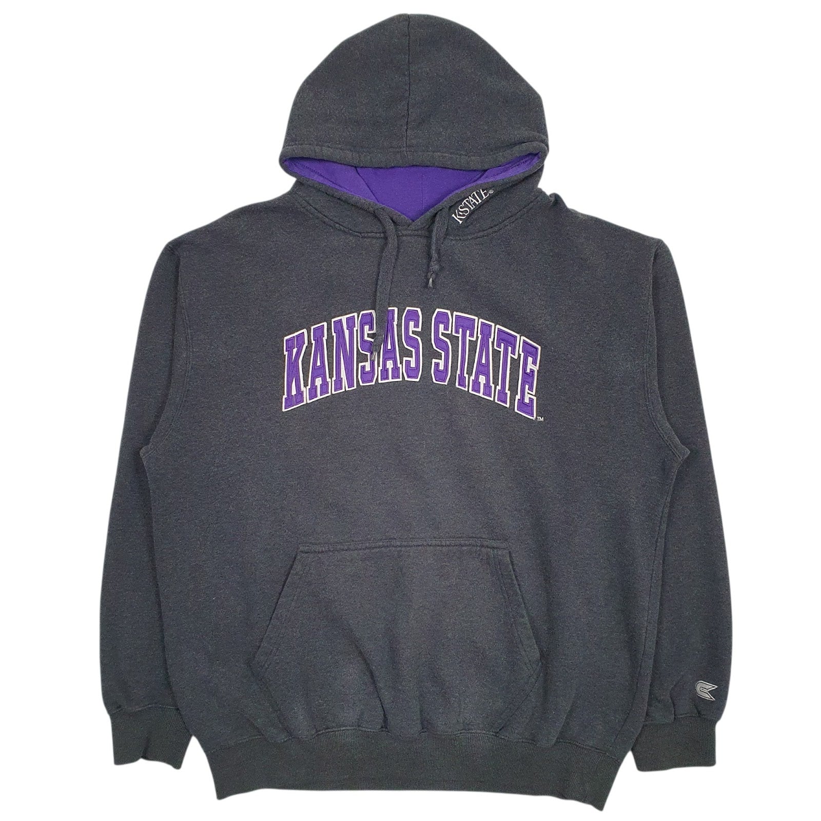 Mens Grey Colosseum Kansas State Hoodie Jumper