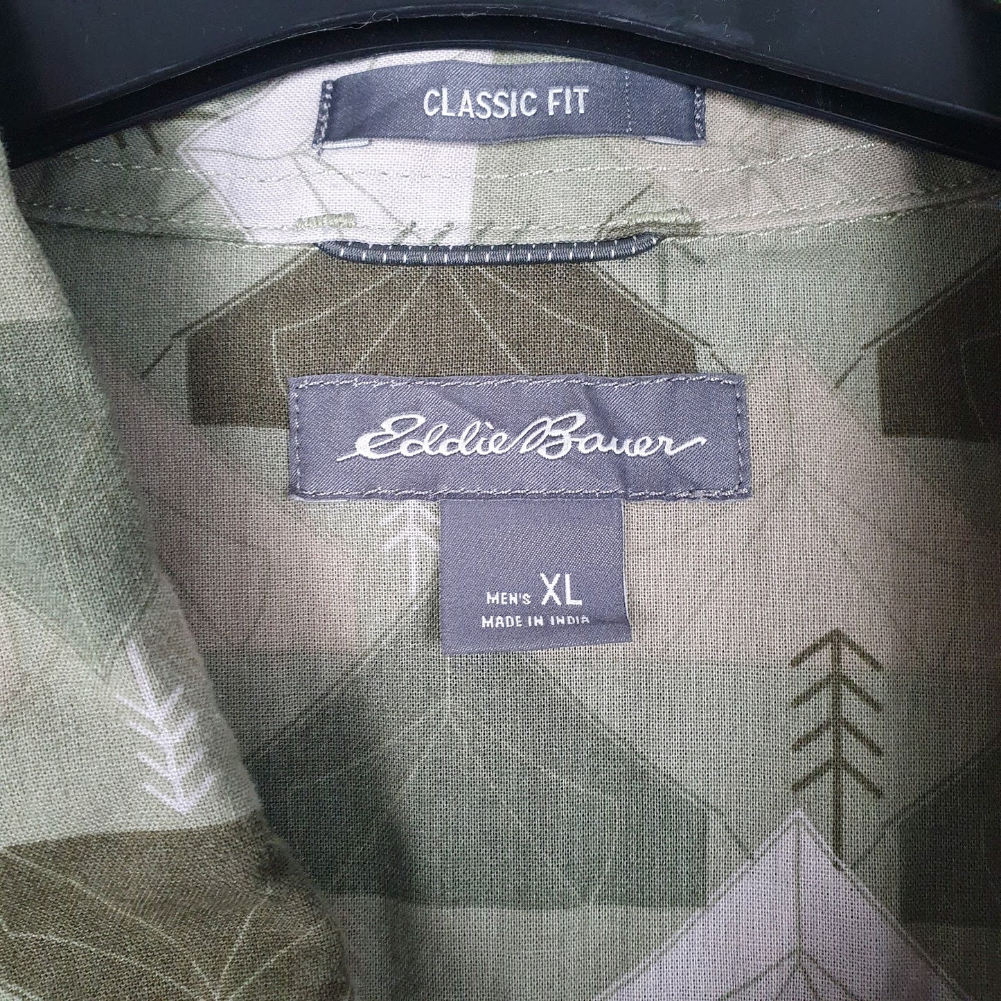 Mens Green Eddie Bauer   Shirt