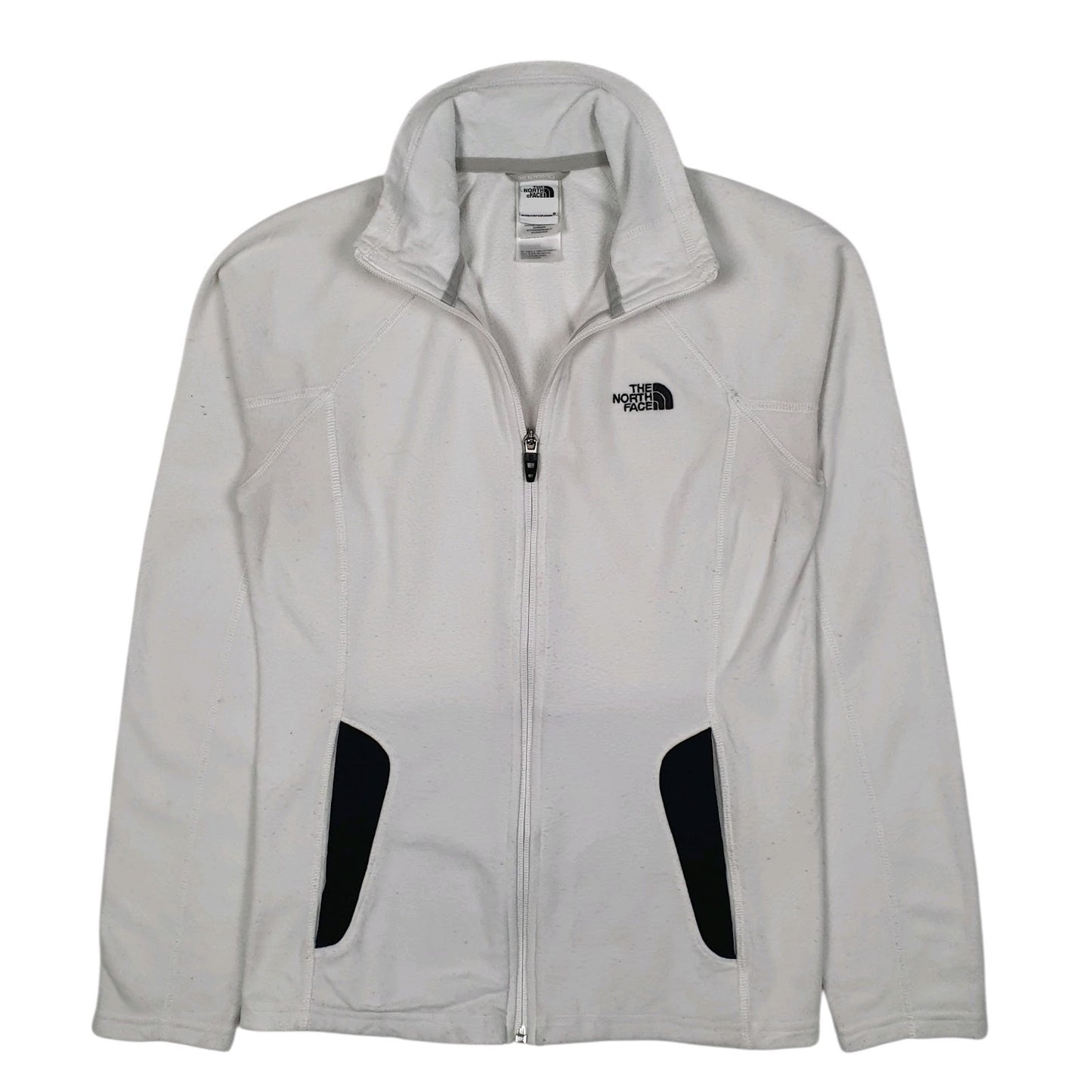 Womens White The North Face Flashdry Full Zip Jumper