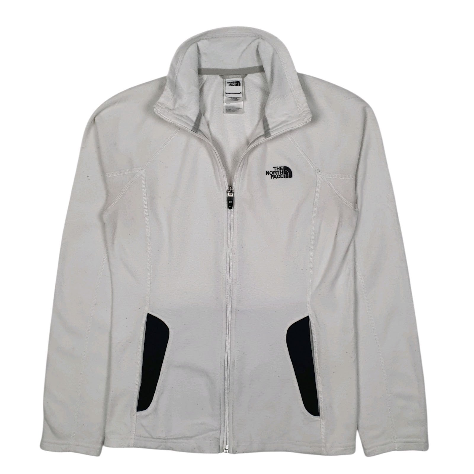 Womens White The North Face Flashdry Full Zip Jumper