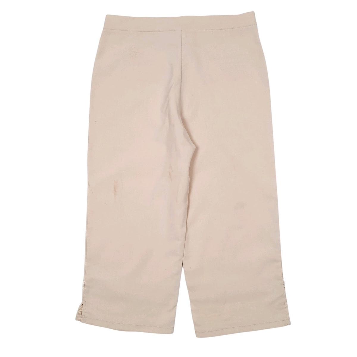 Womens Beige Wang Li Capri  Trousers