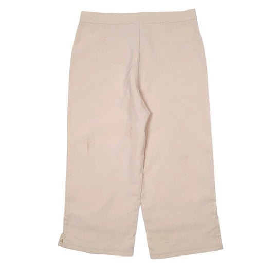 Womens Beige Wang Li Capri  Trousers