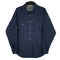 Mens Navy North Sails  Long Sleeve Shirt