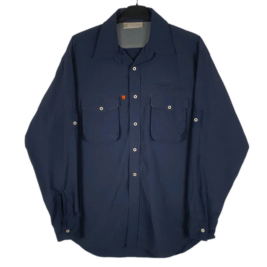 Mens Navy North Sails  Long Sleeve Shirt
