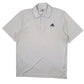 Mens White Adidas Golf Activewear Short Sleeve Polo Shirt