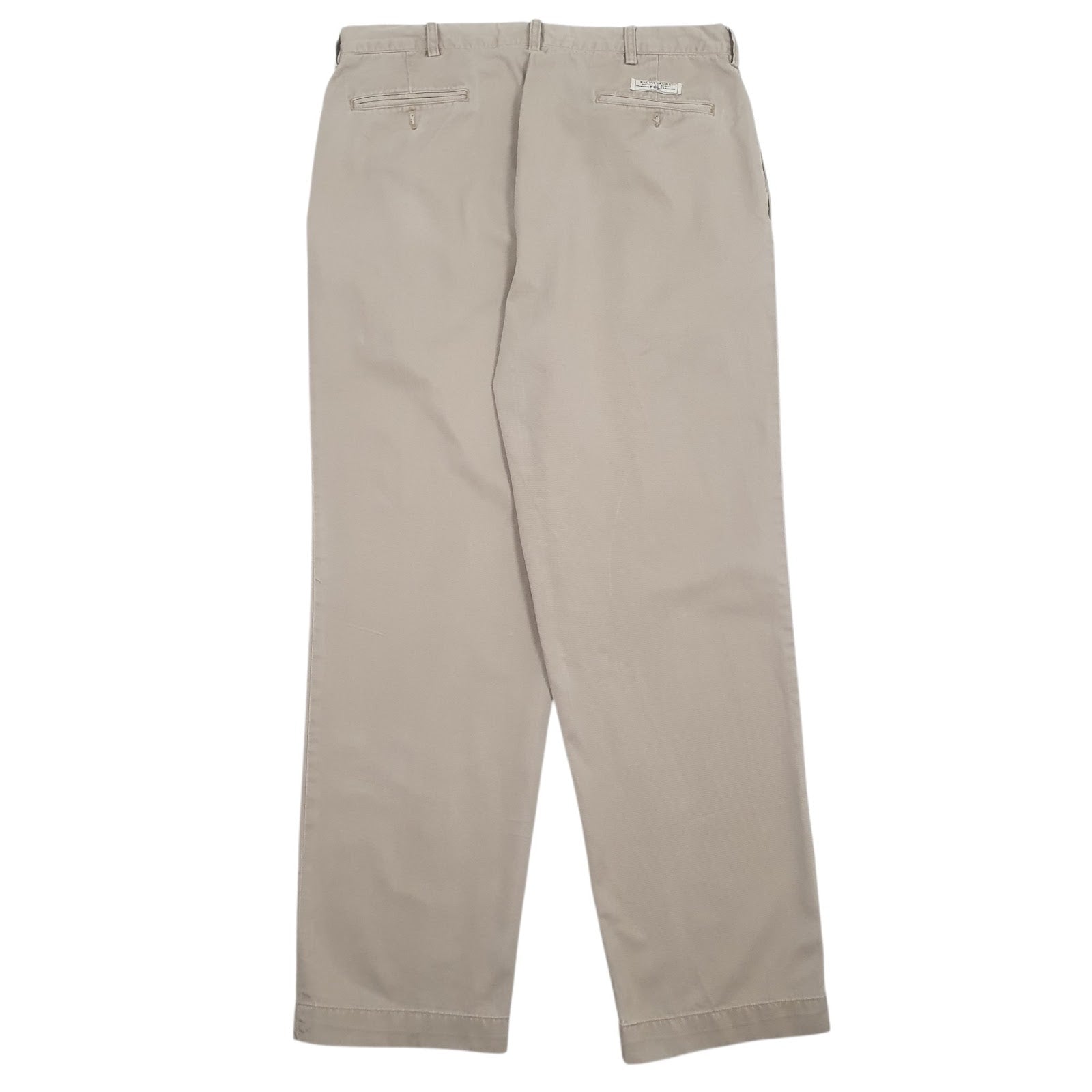 Mens Brown Polo Ralph Lauren Andrew Pant Double Pleated  Trousers