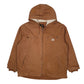 Mens Brown Lee Active Hoodie  Coat