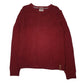 Womens Red Tommy Hilfiger Knit Crewneck Jumper