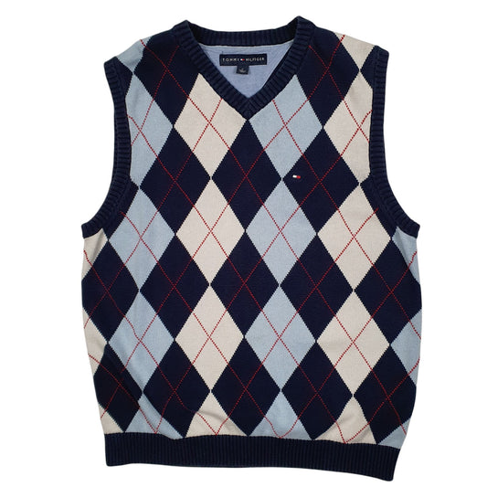 Mens Navy Tommy Hilfiger  Vest Jumper